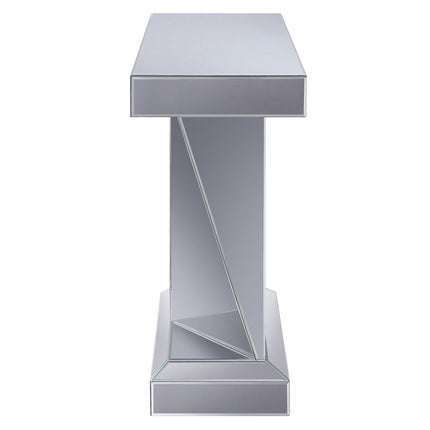 ACME 90448 Noralie Console Table, Mirrored & Faux Diamonds (1Set/2Ctn)