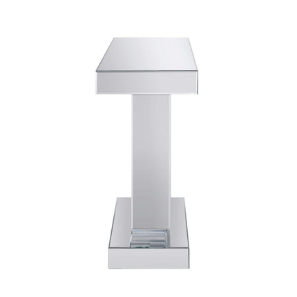 ACME 90450 Noralie Console Table, Mirrored & Faux Diamonds (1Set/2Ctn)