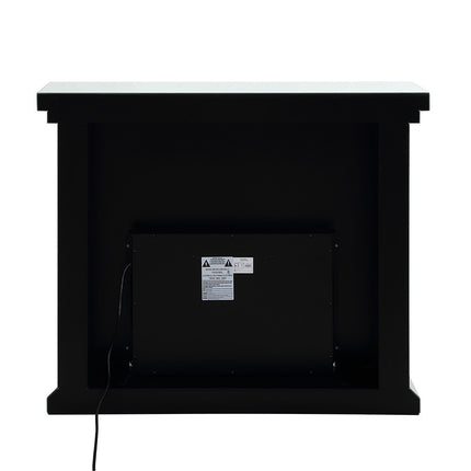 ACME 90455 Noralie Fireplace, Mirrored & Faux Diamonds