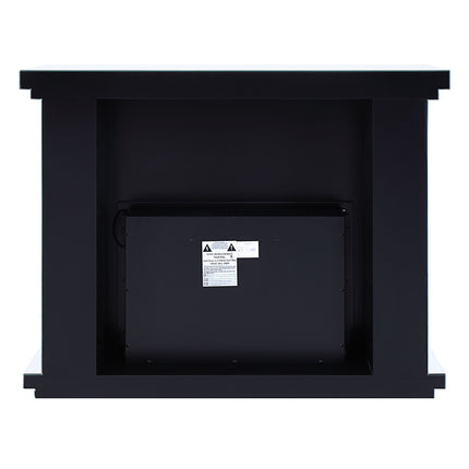 ACME 90457 Nowles Fireplace, Mirrored & Faux Stones