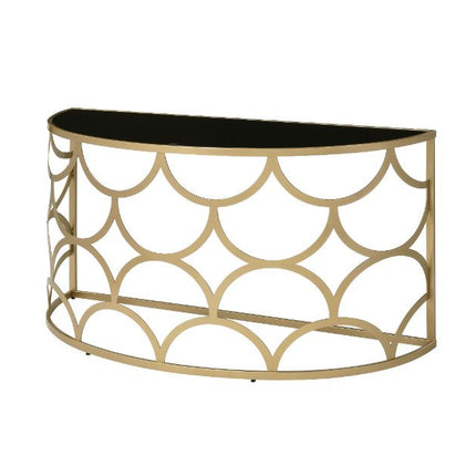 ACME 90820 Altus Console Table, Gold Finish