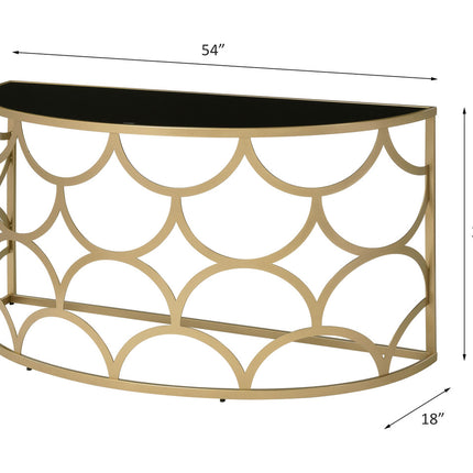 ACME 90820 Altus Console Table, Gold Finish