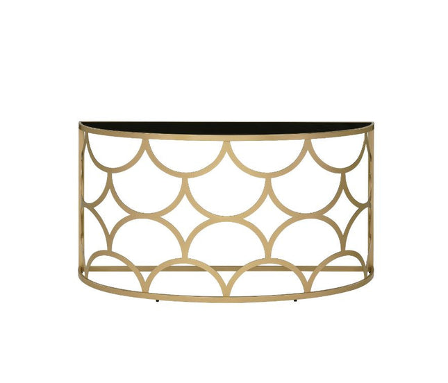 ACME 90820 Altus Console Table, Gold Finish