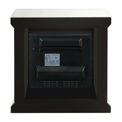 ACME 90862 Noralie Fireplace, Mirrored & Faux Diamonds