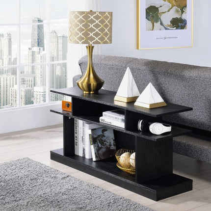 ACME 90885 Sollix Sofa Table, Black Finish