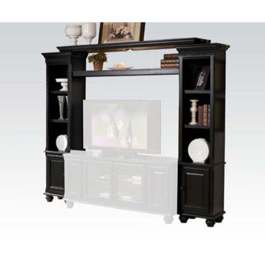ACME 91100_KIT Ferla Entertainment Center, Black (1Set/3Ctn) ACME Furniture