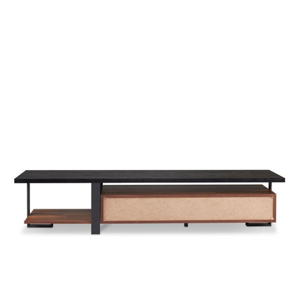 ACME 91235 Elling TV Stand, Walnut & Black