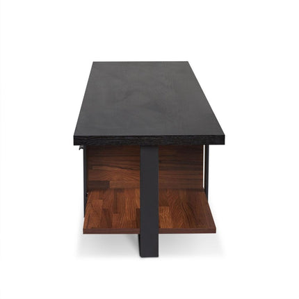 ACME 91235 Elling TV Stand, Walnut & Black