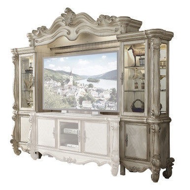 ACME 91320 Versailles Entertainment Center, Bone White (1Set/4Ctn) ACME Furniture