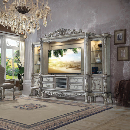 ACME 91470 Dresden Entertainment Center, Vintage Bone White