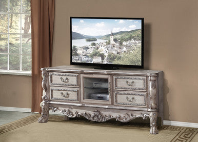 ACME 91473 Dresden TV Stand, Vintage Bone White ACME Furniture