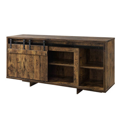 ACME 91610 Bellarosa TV Stand, Rustic Oak ACME Furniture