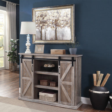 ACME 91614 Orabella TV Stand, Rustic Natural ACME Furniture