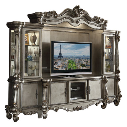 ACME 91820 Versailles Entertainment Center, Antique Platinum (1Set/4Ctn)  2