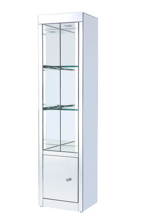 ACME 91838 Lotus Side Pier (Left), LED, Mirrored & Faux Crystals ACME Furniture