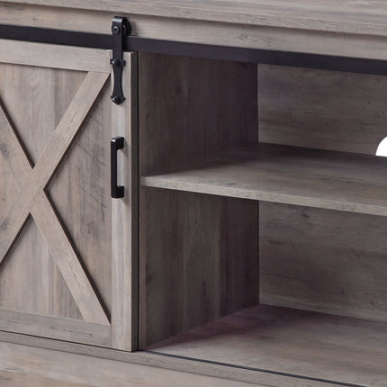 ACME 91855 Bennet TV Stand, Gray Finish