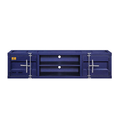 ACME 91890 Cargo TV Stand, Blue ACME Furniture