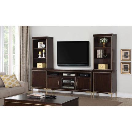 ACME 91960 Eschenbach Entertainment Center, Cherry (1Set/2Ctn)