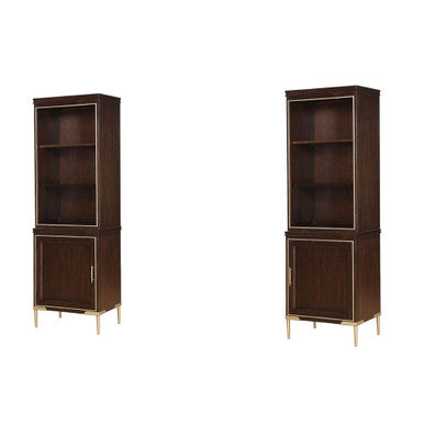 ACME 91960 Eschenbach Entertainment Center, Cherry (1Set/2Ctn) ACME Furniture
