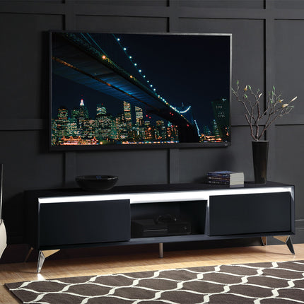 ACME 91994 Raceloma Black TV Stand with Led