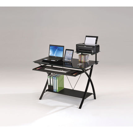 ACME 92078 Erma Computer Desk, Black