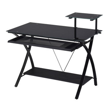 ACME 92078 Erma Computer Desk, Black ACME Furniture