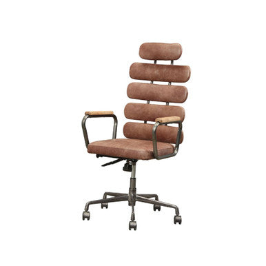 ACME 92110 Calan Executive Office Chair, Vintage Whiskey Top Grain Leather ACME Furniture