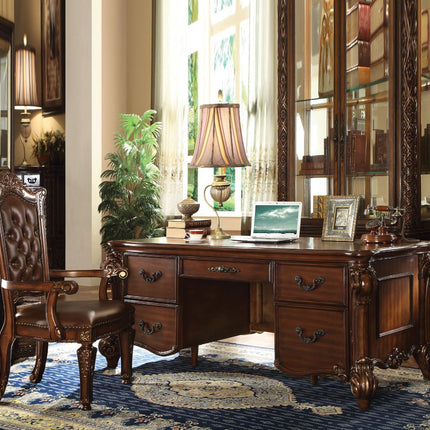 ACME 92125 Vendome Executive Desk, Cherry ACME Furniture