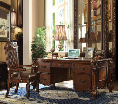 ACME 92125 Vendome Executive Desk, Cherry ACME Furniture