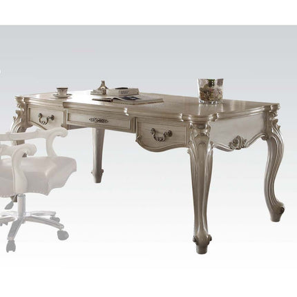 ACME 92275 Versailles Executive Desk (Leg), Bone White  3