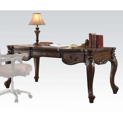 ACME 92280 Versailles Executive Desk (Leg), Cherry Oak  2