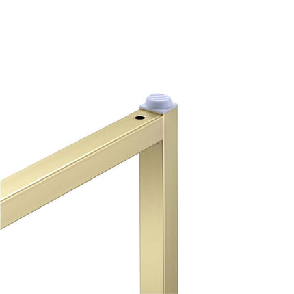 ACME 92312 Coleen Desk, White & Brass