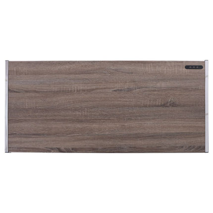 ACME 92344 Finis Desk (USB Dock), Weathered Oak & Chrome