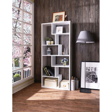 ACME 92356 Mileta II Bookshelf, White