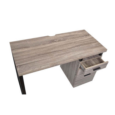 ACME 92390 Coy Desk, Gray Oak (1Set/2Ctn) ACME Furniture