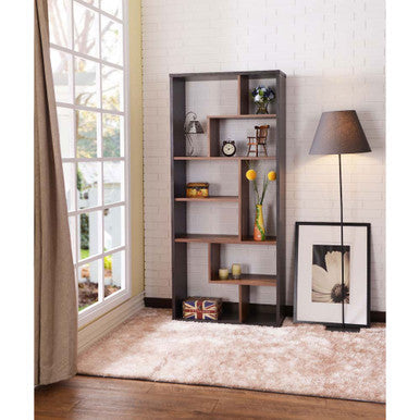ACME 92404 Mileta II Bookshelf, Walnut ACME Furniture