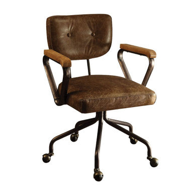 ACME 92410 Hallie Executive Office Chair, Vintage Whiskey Top Grain Leather ACME Furniture