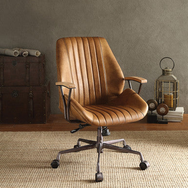 ACME 92412 Hamilton Executive Office Chair, Coffee Top Grain Leather ACME Furniture