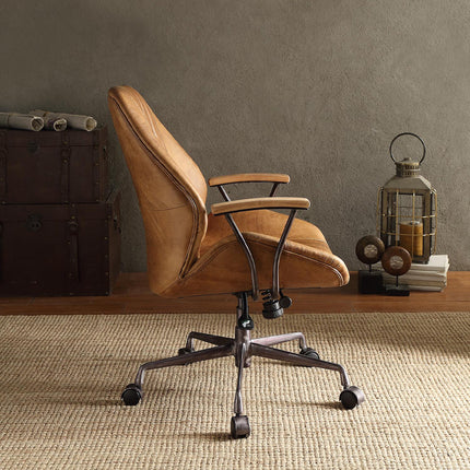 ACME 92412 Hamilton Executive Office Chair, Coffee Top Grain Leather