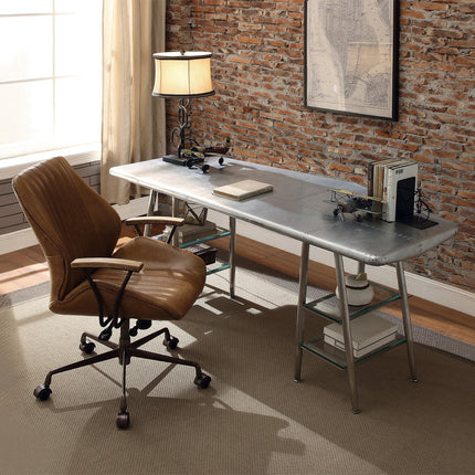 ACME 92412 Hamilton Executive Office Chair, Coffee Top Grain Leather