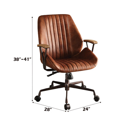 ACME 92413 Hamilton Executive Office Chair, Cocoa Top Grain Leather