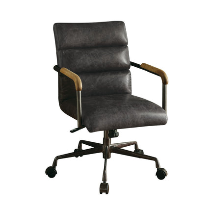 ACME 92415 Harith Executive Office Chair, Antique Slate Top Grain Leather