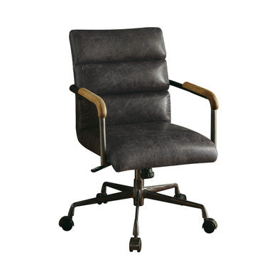 ACME 92415 Harith Executive Office Chair, Antique Slate Top Grain Leather ACME Furniture