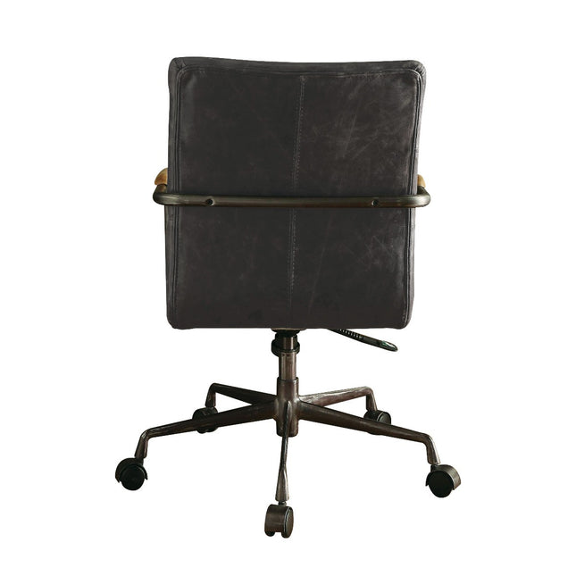 ACME 92415 Harith Executive Office Chair, Antique Slate Top Grain Leather