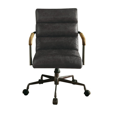 ACME 92415 Harith Executive Office Chair, Antique Slate Top Grain Leather