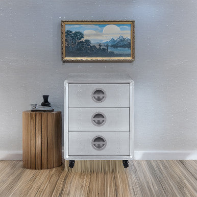 ACME 92429 Brancaster Cabinet, Aluminum ACME Furniture