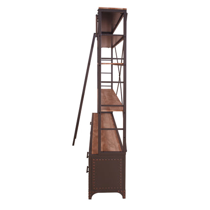 ACME 92436 Actaki Bookshelf, Sandy Gray (1Set/3Ctn)