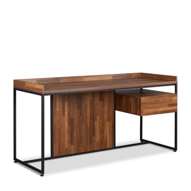 ACME 92445 Sara Desk, Walnut & Sandy Black ACME Furniture