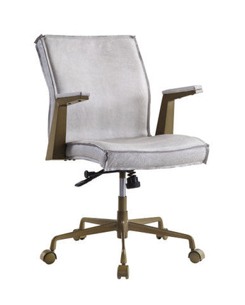 ACME 92484 Attica Executive Office Chair, Vintage White Top Grain Leather ACME Furniture