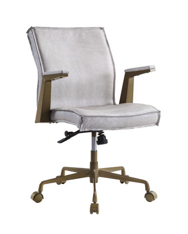 ACME 92484 Attica Executive Office Chair, Vintage White Top Grain Leather ACME Furniture